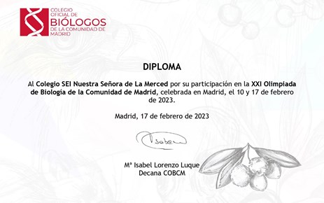 "OLIMPIADA BIOLOGÍA" (SECUNDARIA)