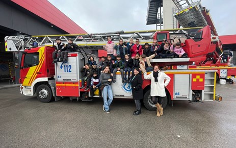 VISITA PARQUE BOMBEROS Nº 13 (3º PRIMARIA)