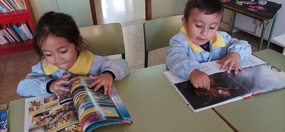 "SI QUIERES AVENTURAS, LÁNZATE A LA LECTURA" (INF-3)