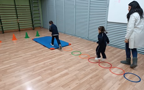 "PSICOMOTRICIDAD EN EL GIMNASIO" (INF-4)