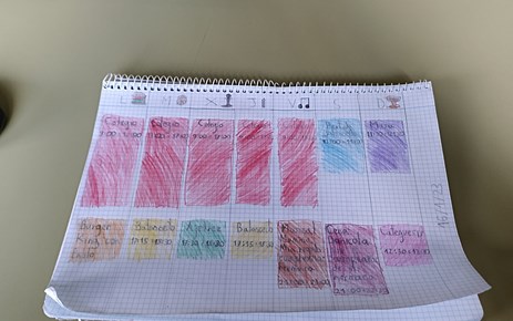 "NOS ORGANIZAMOS LA SEMANA" (4º PRIMARIA)