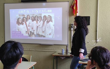 "DÍA DE LA MUJER Y LA NIÑA EN LA CIENCIA" (1º BACHILLERATO)