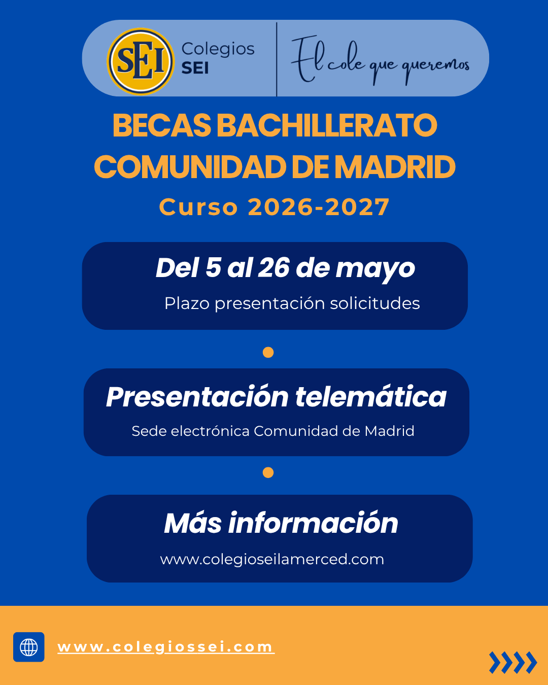 BECAS BACHILLERATO COMUNIDAD DE MADRID (2026-2027)