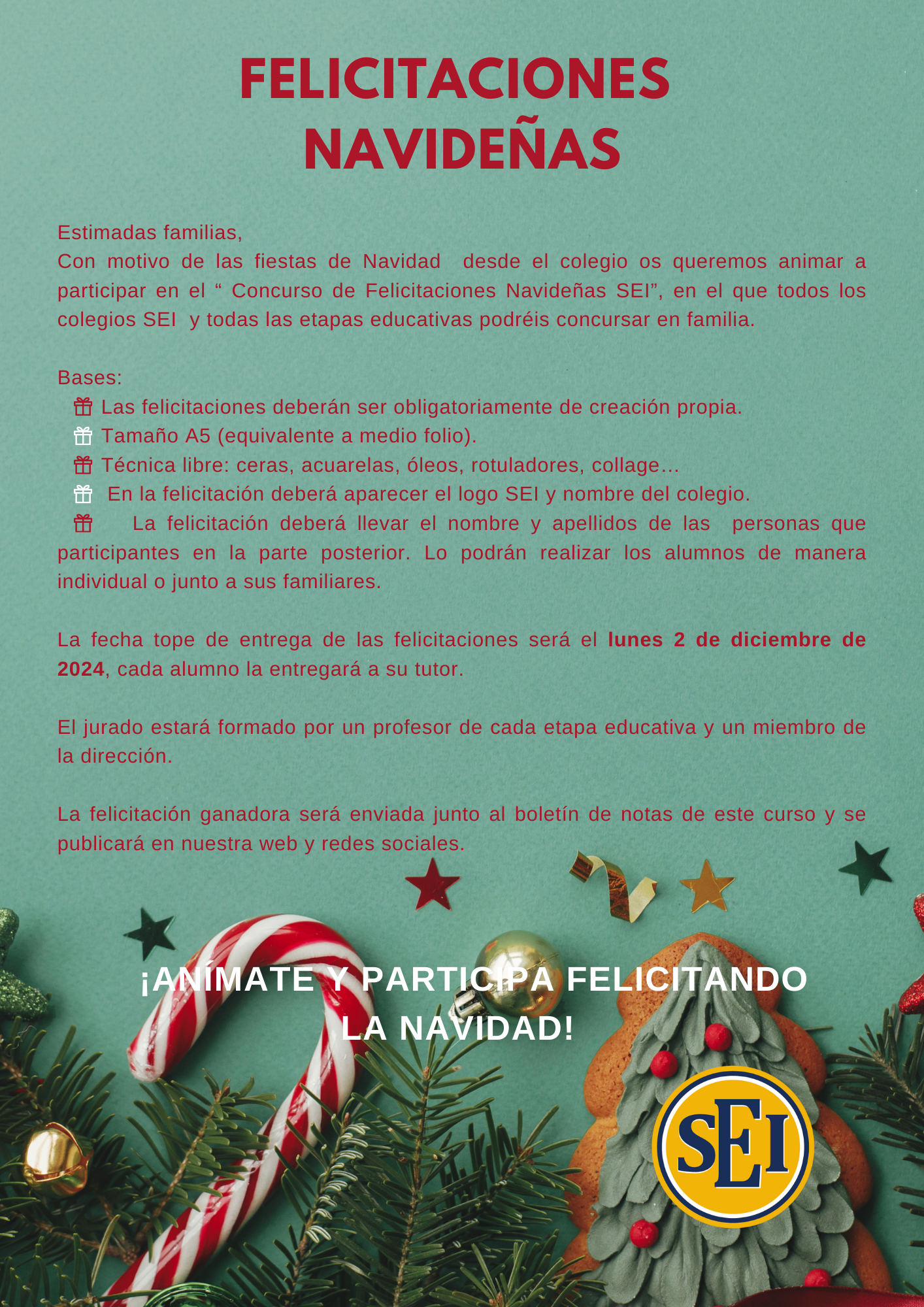 CONCURSO FELICITACIÓN NAVIDEÑA SEI 2024
