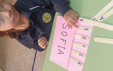 "FORMAMOS NUESTROS NOMBRES" (INFANTIL 4)