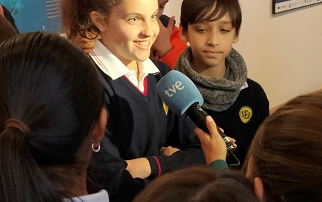 ¡HEMOS SALIDO EN LA TV! (1º ESO VISITA AL MUSEO DE AMÉRICA)